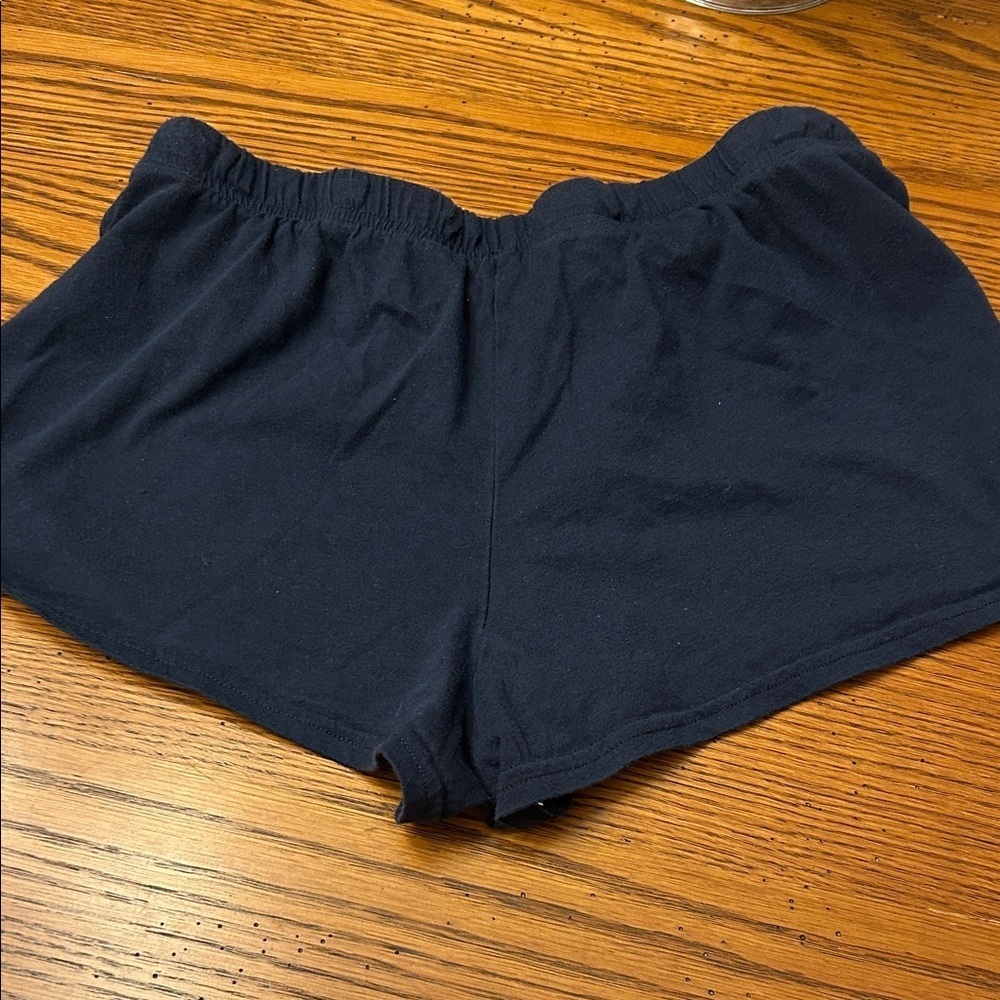 Blue Drawstring Sleep Shorts/9 - Picture 3 of 3